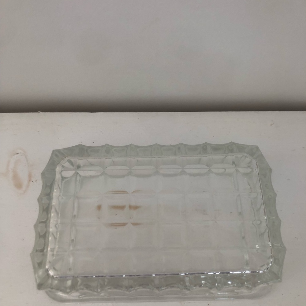 Clear Glass Rectangular Dish - Picture 4 of 4